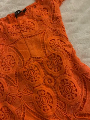 Orange citrus dress Size XS thumbnail 5