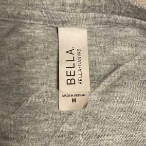 Bella Canvas Gray Long Sleeve Top with Floral Graphic thumbnail 6