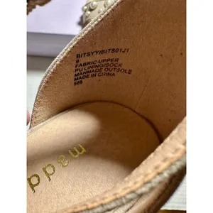 Madden Girl Block Heels Women 9 Bitsyy Blush Suede Faux Pearls Wedding Prom New thumbnail 8