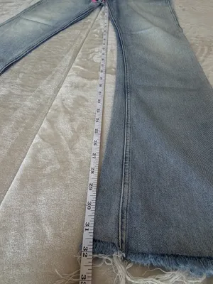 Etica Light Blue Flare Jeans Size 26 thumbnail 5