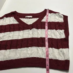 SO Fall‎ sweater vest oversized knit pull over sweater layering preppy equestrian thumbnail 6