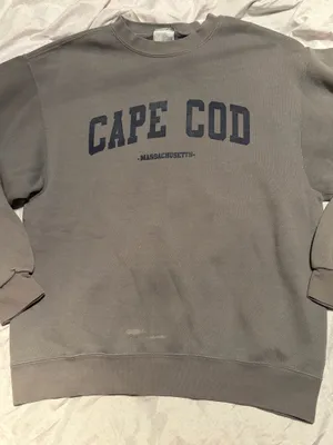 Cape cod Massachusetts crewneck Gray Size M thumbnail 3