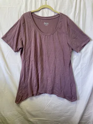 Denim & Co. Short Sleeve Scoop Neck Trapeze Top A214615 Size XL thumbnail 9