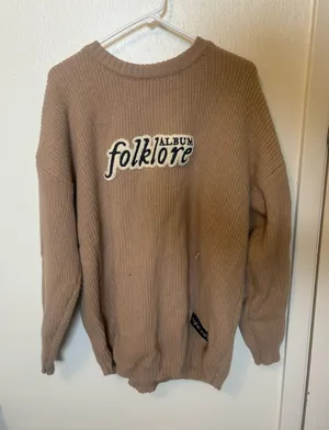 Official Taylor Swift Merch Folklore Sweater thumbnail 1