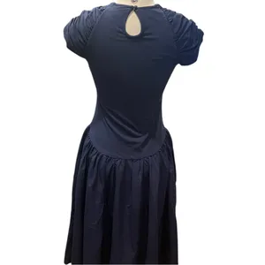 Free People Afternoon Elegance Midi Dress Blue Size Medium NWOT thumbnail 11