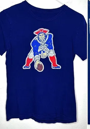 90s Tom Brady Patriots Baby Tee XS thumbnail 1
