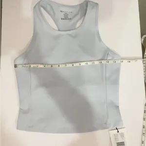 P.E Nation Women’s Active Tank Top Small Blue Cropped Athletic Workout Top thumbnail 6