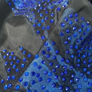 Ellie Wilde Formal Bandeau Crop Top Bustier Cobalt Blue Black 4 thumbnail 7