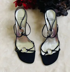 Stuart Weitzman Vintage  Ankle Strap Sz 9 thumbnail 1