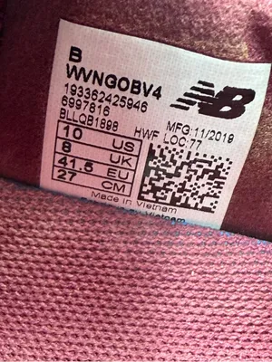 New Balance Fresh Foam Vongo v4 Womens 10 B Burgundy Stability Running Shoes thumbnail 10