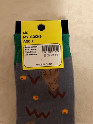 MSI Men's Bear River Crew Socks in Green, Blue, Gray thumbnail 2