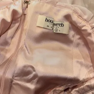 NWOT House of Cb Amaris Ballerina Pink Baby Doll Mini Dress sz M thumbnail 6