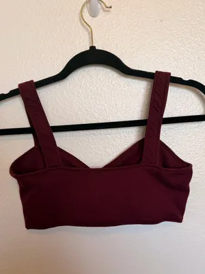 Set Active Seamless Bustier Ribbed Sports Bra XL thumbnail 3