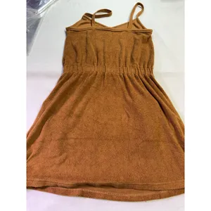 Offline By Aerie Terry Cloth Coverup/dress Burnt Orange Sz S F68 thumbnail 11