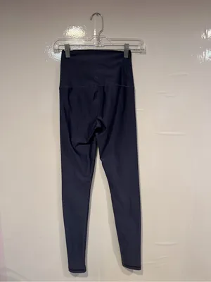 High-Waist Navy 7/8‎ Aerie Active Leggings thumbnail 3