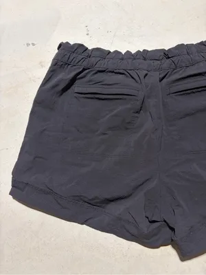 Athleta Black Women’s nylon Elastic Waist Shorts 10 thumbnail 7