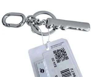 Lululemon Metal Keychain Lululemon Red/Silver thumbnail 4