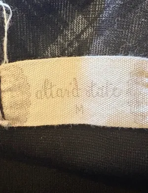 Altar'd State Black Plaid Mini Dress thumbnail 7