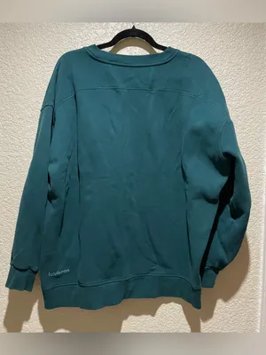 Lululemon Perfectly Oversized Storm Teal Crewneck Sweatshirt thumbnail 6