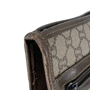 Gucci Plus‎ Monogram Top Zip Pouch Clutch thumbnail 12