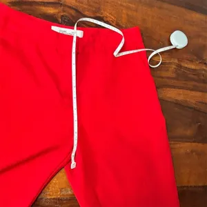 Diane Von Furstenberg Women's Red Dress Pants Size 0‎ Straight Leg thumbnail 3