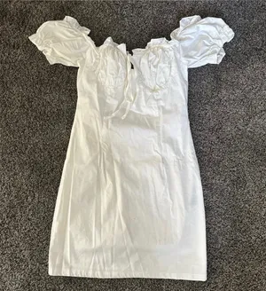 SHEIN White Dress Size Medium 0321 thumbnail 1