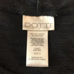 Dotti Swim Cover Dress Hooded Cinch Ruched Short Sleeve Black S thumbnail 3