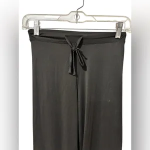 Elegant Black Women's Sleepwear Pants. Drawstring & Elastic Waist Size L thumbnail 4