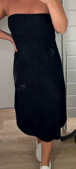 Strapless Tube Dress Black Size M thumbnail 1