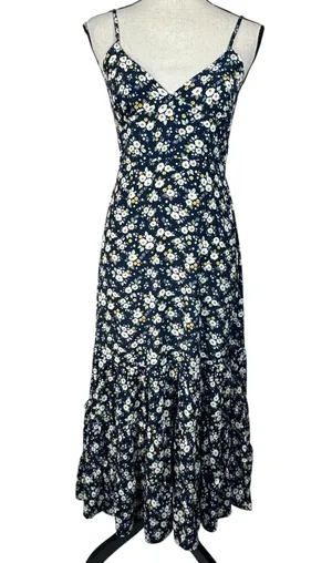 Altar’d State Large Midi Dress Floral V-Neck Tie Back Tiered Adjustable Straps thumbnail 1