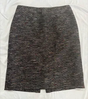 Tahari Metallic Textured Multicolor Pencil Skirt Office Workwear 8 thumbnail 1
