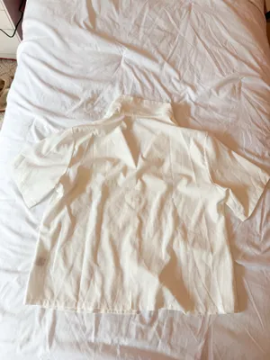 SHEIN White Button Down Collared Blouse Size XS thumbnail 2