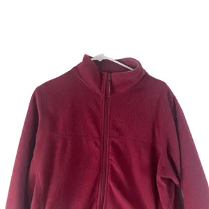 Cabela's Women's Size Large Red Fleece Full Zip‎ Sweater thumbnail 2