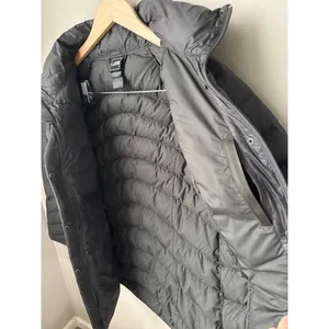 The North Face Charcoal Down Puffer Jacket Small thumbnail 5