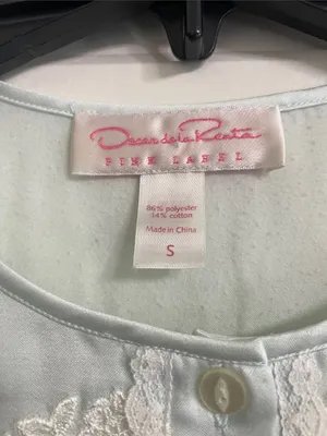 Oscar de la Renta Pink Label Vintage Nightgown Satin with Lace Detail thumbnail 3