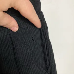 ZYIA‎ Don’t Wake Me joggers black waffle Knit size XS thumbnail 4