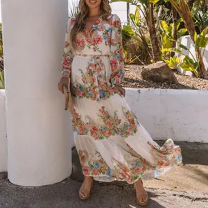 VICI | Joliet Floral Tiered Maxi Dress thumbnail 2
