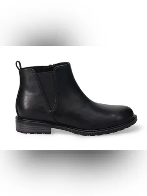 Women’s Sonoma Black Leather Chelsea Ankle Boot Size 7 thumbnail 2