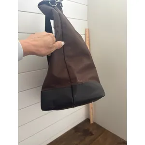 Moroccanoil Large Brown Nylon Weekender Tote Bag Travel Gym Carryall thumbnail 5