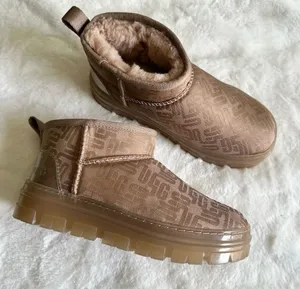 UGG Classic Ultra Mini Monogram Boots Women’s Size 5 thumbnail 1