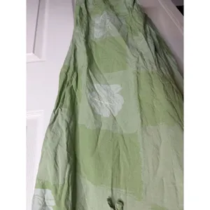 Native Youth Green Jumpsuit Hippie Distressed Patchwork Artsy Floral Celestial thumbnail 9
