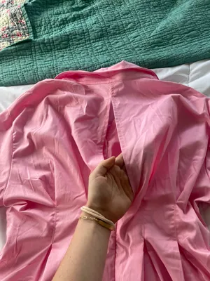 Pink Lace Up Mini Dress Size M thumbnail 4