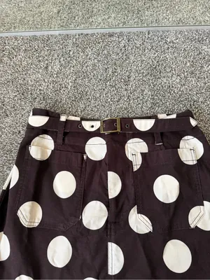 Maeve Colette Belted Polka Dot maxi skirt thumbnail 3