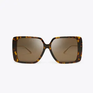 Tory Burch 💯 AUTHENTIC NEW‎ MILLER OVERSIZED SQUARE SUNGLASSES thumbnail 2