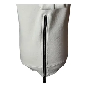 Cotton Citizen Sweatshirt Wonen XS Ivory Zipper Sides Crew Neck‎ Athleisure thumbnail 7