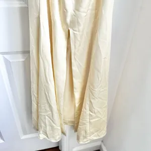 Nana Jacqueline Caroline Dress in Butter Yellow sz Small thumbnail 9