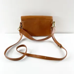 Madewell The Convertible Flap Leather Crossbody Bag Brown thumbnail 7