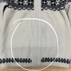 Vintage Maurices Shetland Wool Fair Isle Zip Sweater thumbnail 6