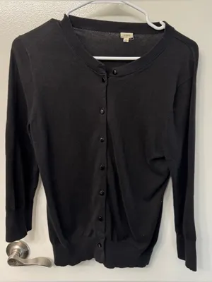 EUC J.Crew Factory Button Down Cardigan | Women’s Lightweight Sweater | Classic thumbnail 1