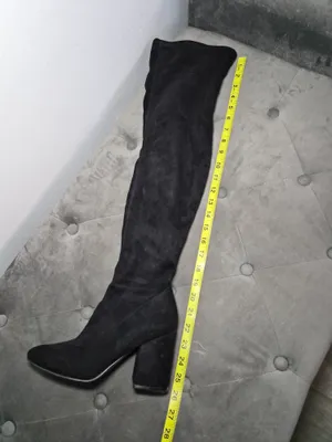 Marc Fisher High Boot HeelsBlack Over-the-Knee Women's Shoes - Stylish 6.5 thumbnail 3